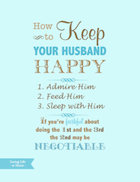 How to Keep Your Husband Happy - Blue