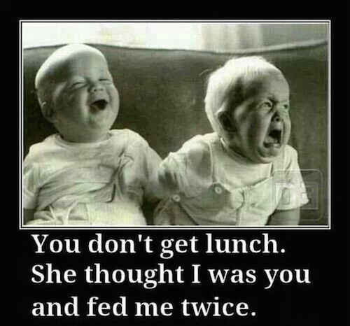 You don't get lunch...